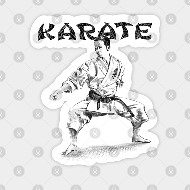 Karate Sticker by sibosssr